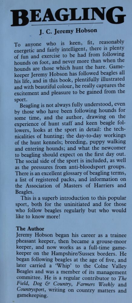Beagling, J C Jeremy Hobson - Image 2