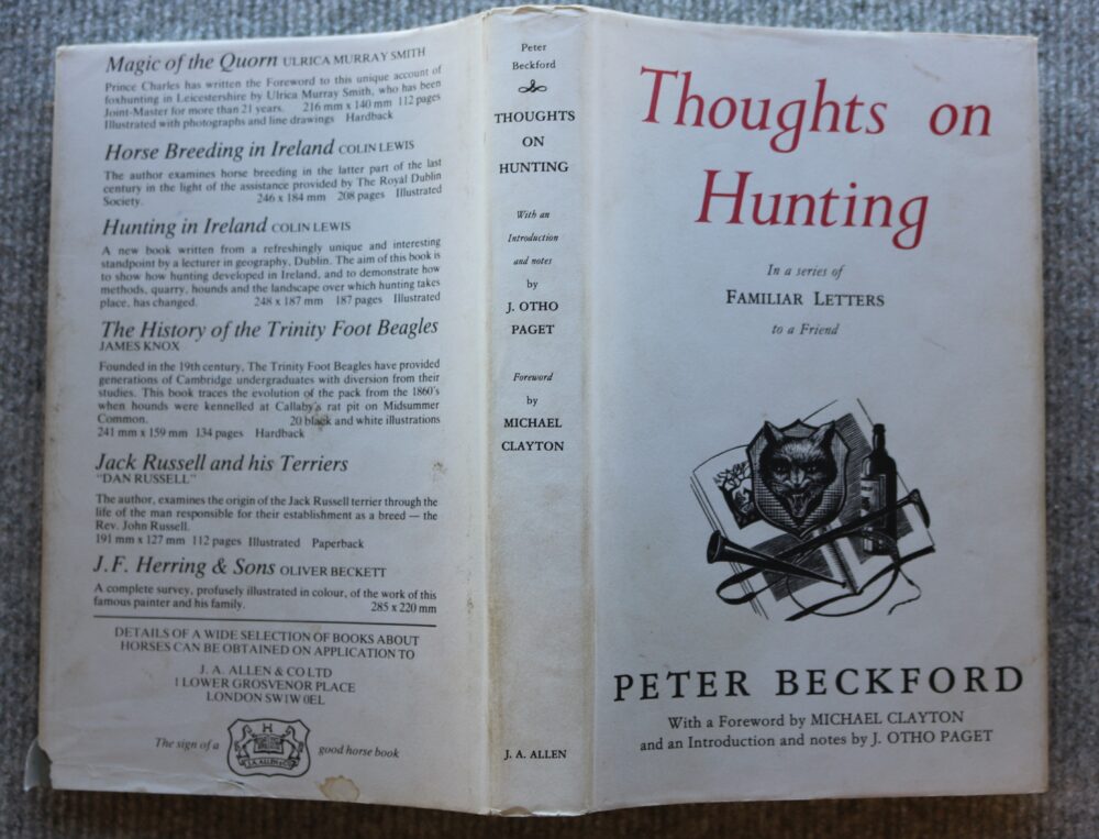 Thoughts on Hunting, in a series of familiar letters to a friend, Peter Beckford - Image 2