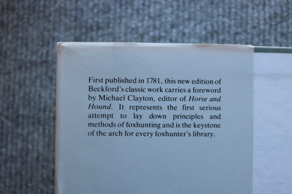 Thoughts on Hunting, in a series of familiar letters to a friend, Peter Beckford - Image 3