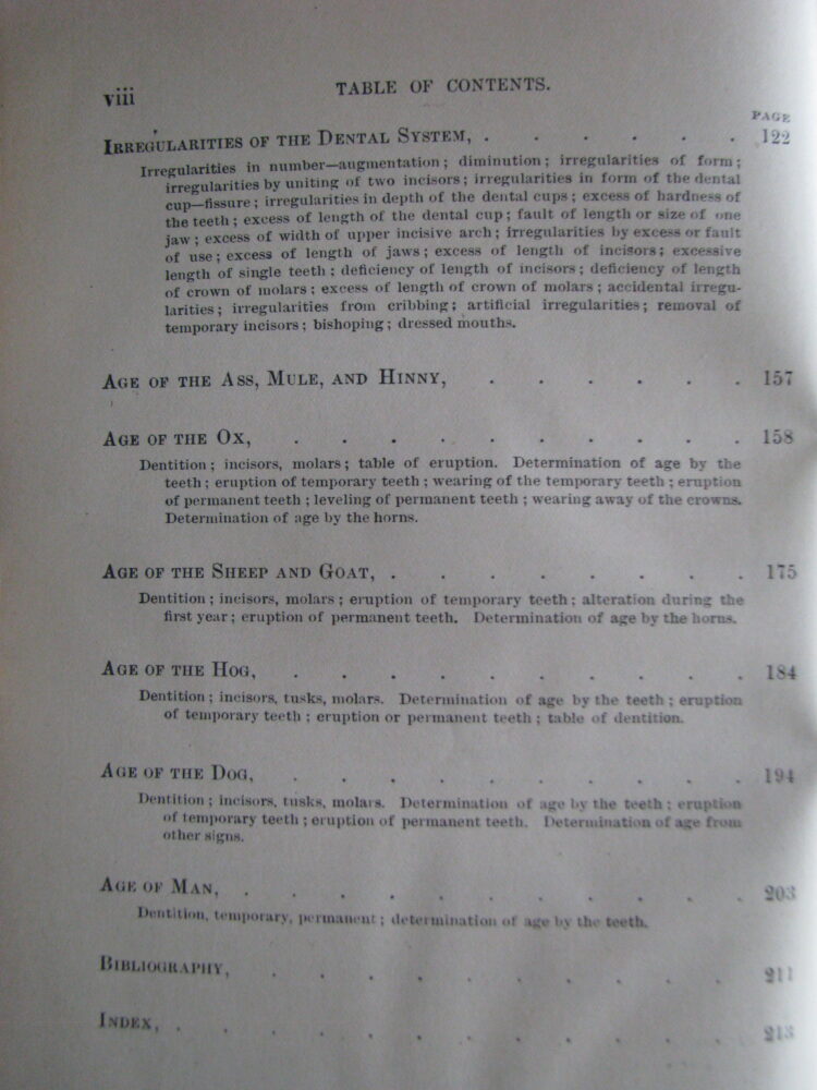 Age of Domestic Animals. Rush Shippen Huidekoper M.D. - Image 5