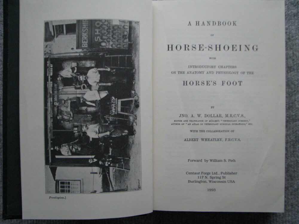 A Handbook of Horseshoeing, Dollar and Wheatley - Image 2