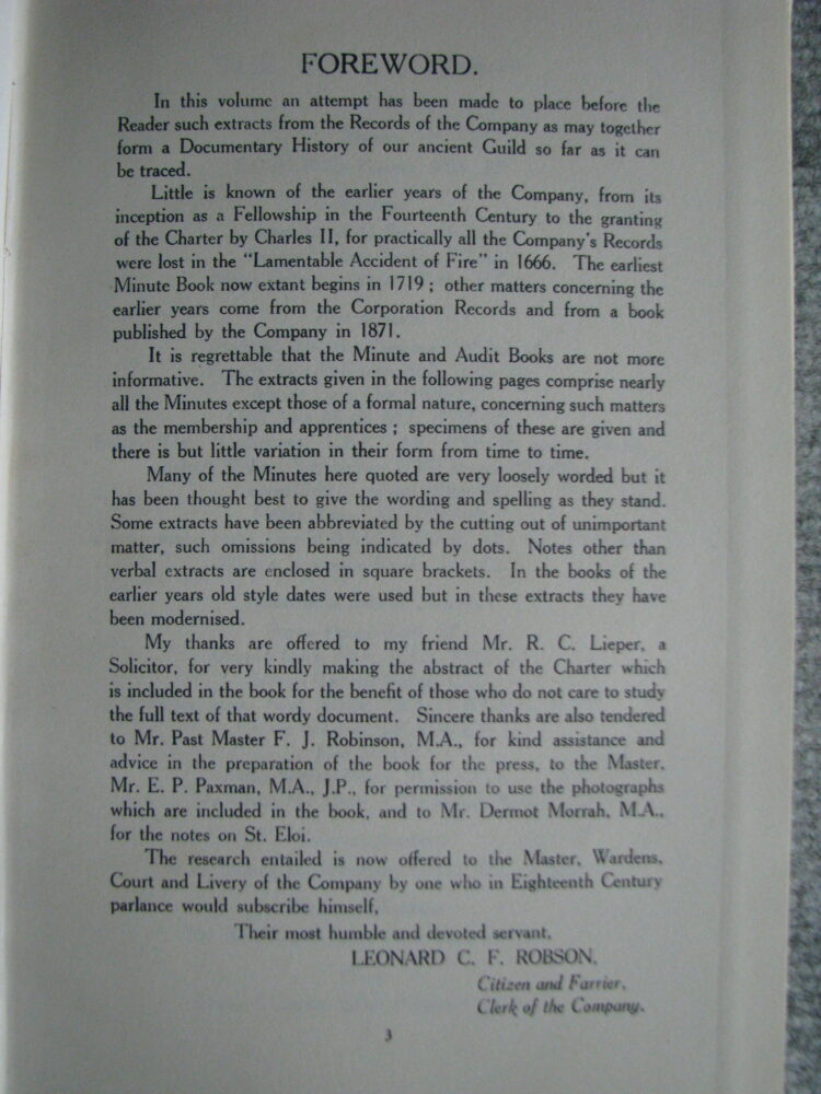 The Worshipful Company of Farriers, Leonard Robson - Image 4