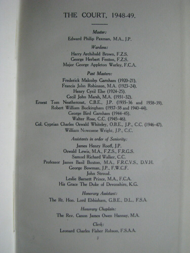 The Worshipful Company of Farriers, Leonard Robson - Image 5