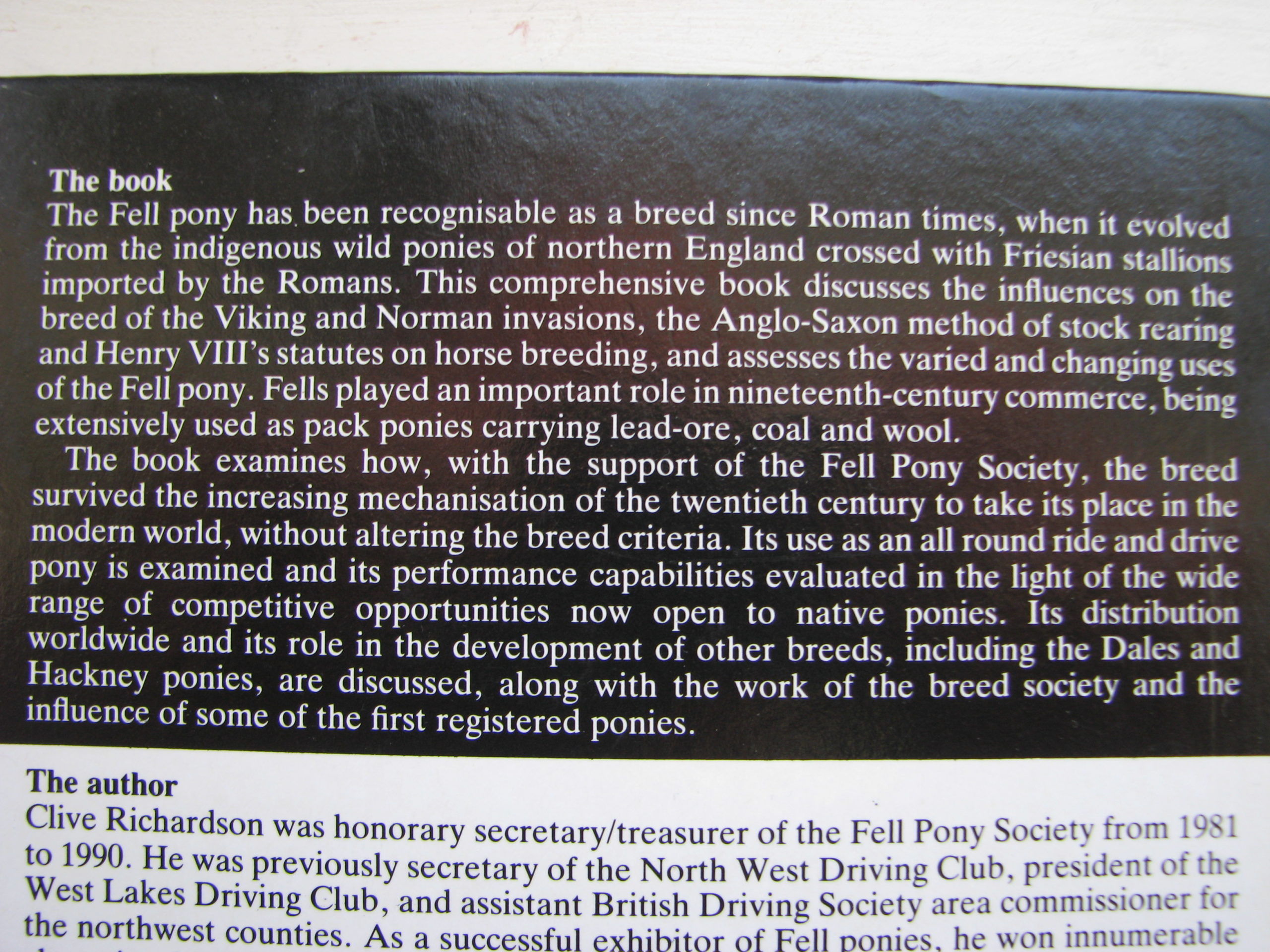 The Fell Pony Clive Richardson - Image 2