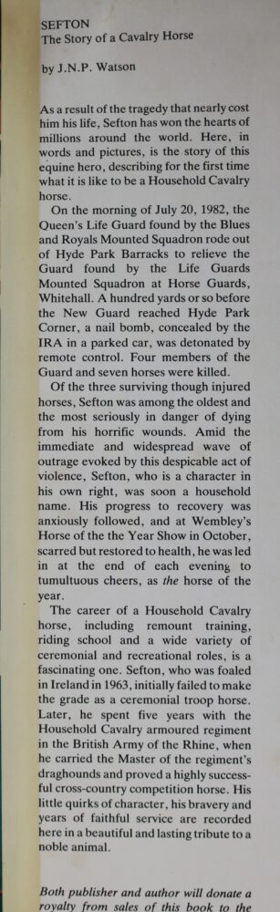 Sefton, The Story of A Cavalry Horse, J.N.P. Watson - Image 3