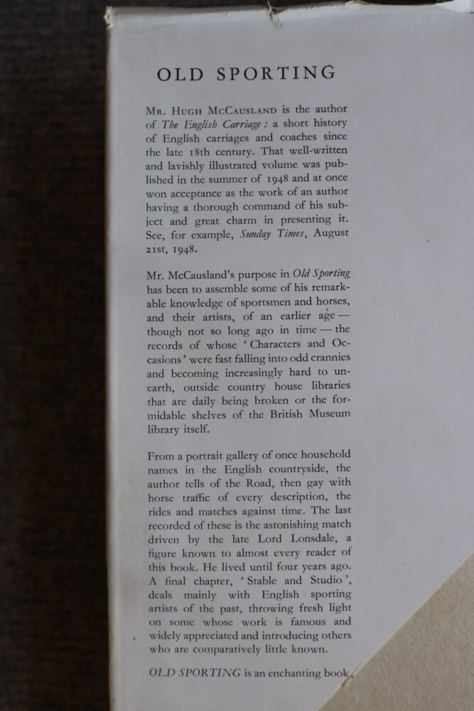 Old Sporting, Characters and Occasions from Sporting and Road History, Hugh McCausland - Image 2