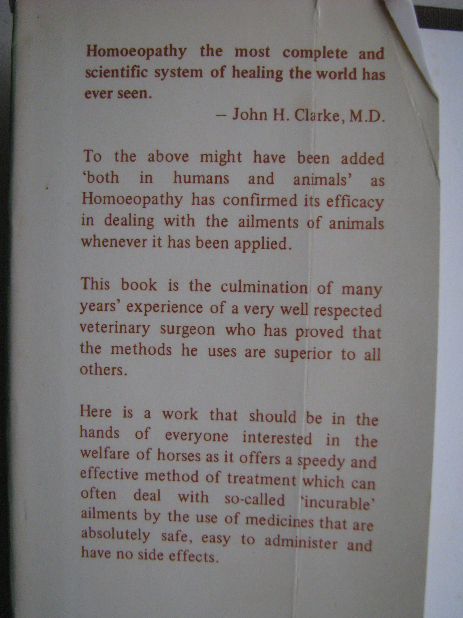 The Treatment of Horses by Homoeopathy G. MacLeod. M.R.C.V.S. A.F. Hom - Image 2