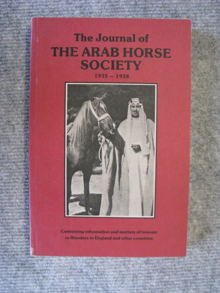 Arab Horse Society Journal 1935-38