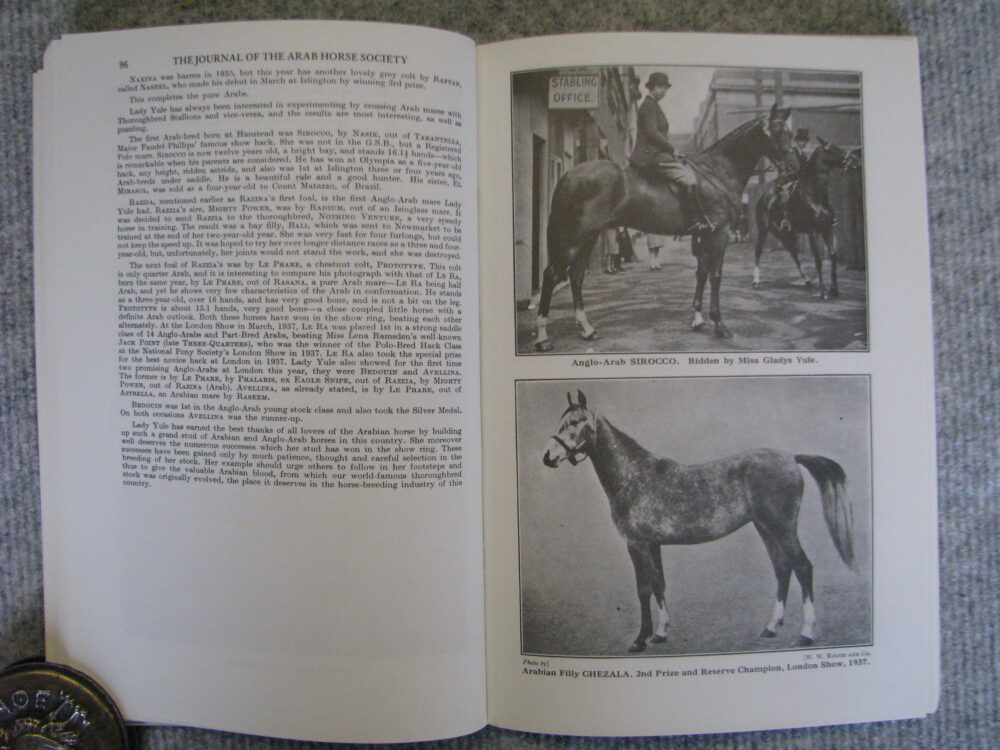 Arab Horse Society Journal 1935-38 - Image 8