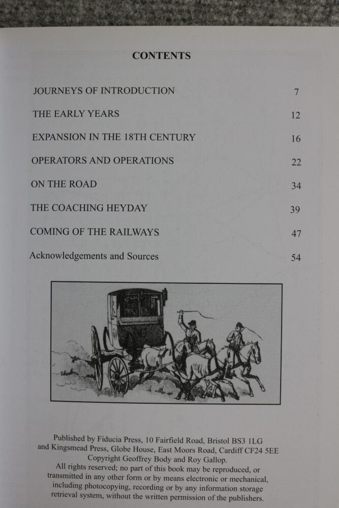 The Coaching Era, Stage and Mail Coach travel in and around Bath, Bristol and Somerset, Geoffrey Body & Roy Gallop - Image 4
