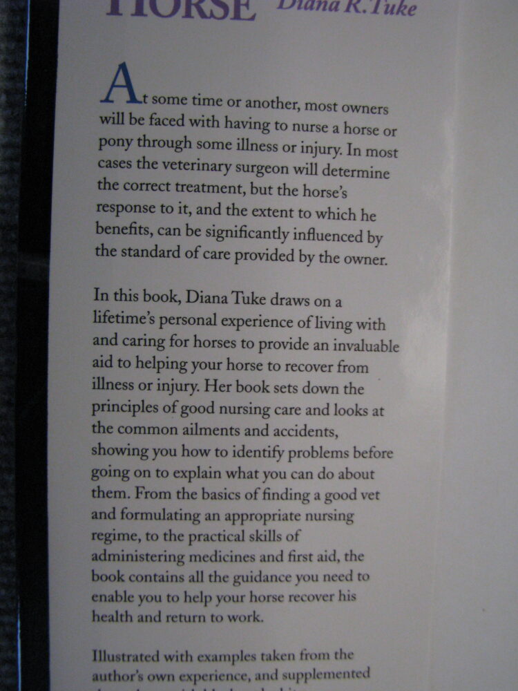 Nursing Your Horse Diana R. Tuke - Image 2