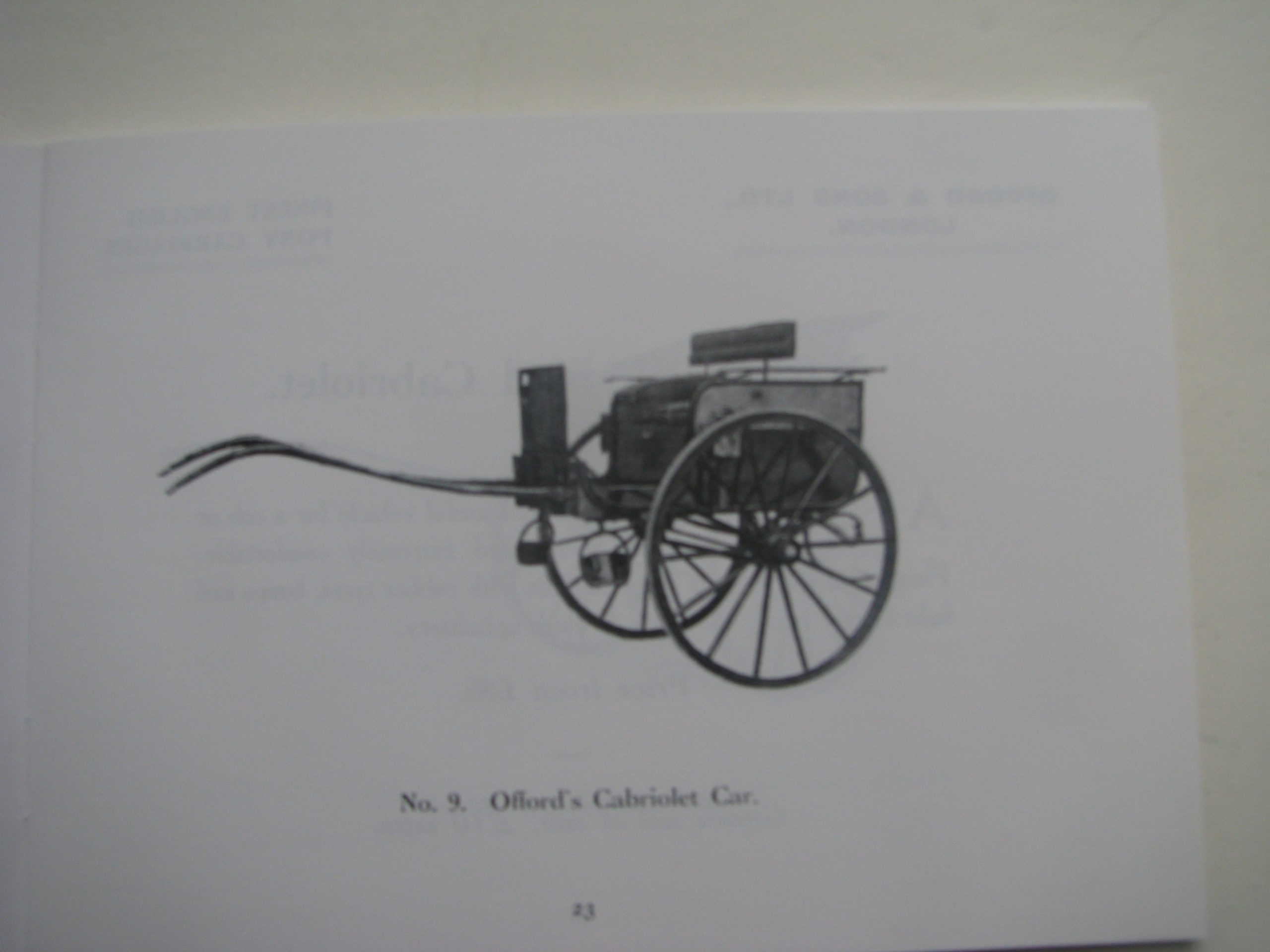 Offord and Sons Ltd Pony carriage catalogue Studebaker, Portman Sq London - Image 5