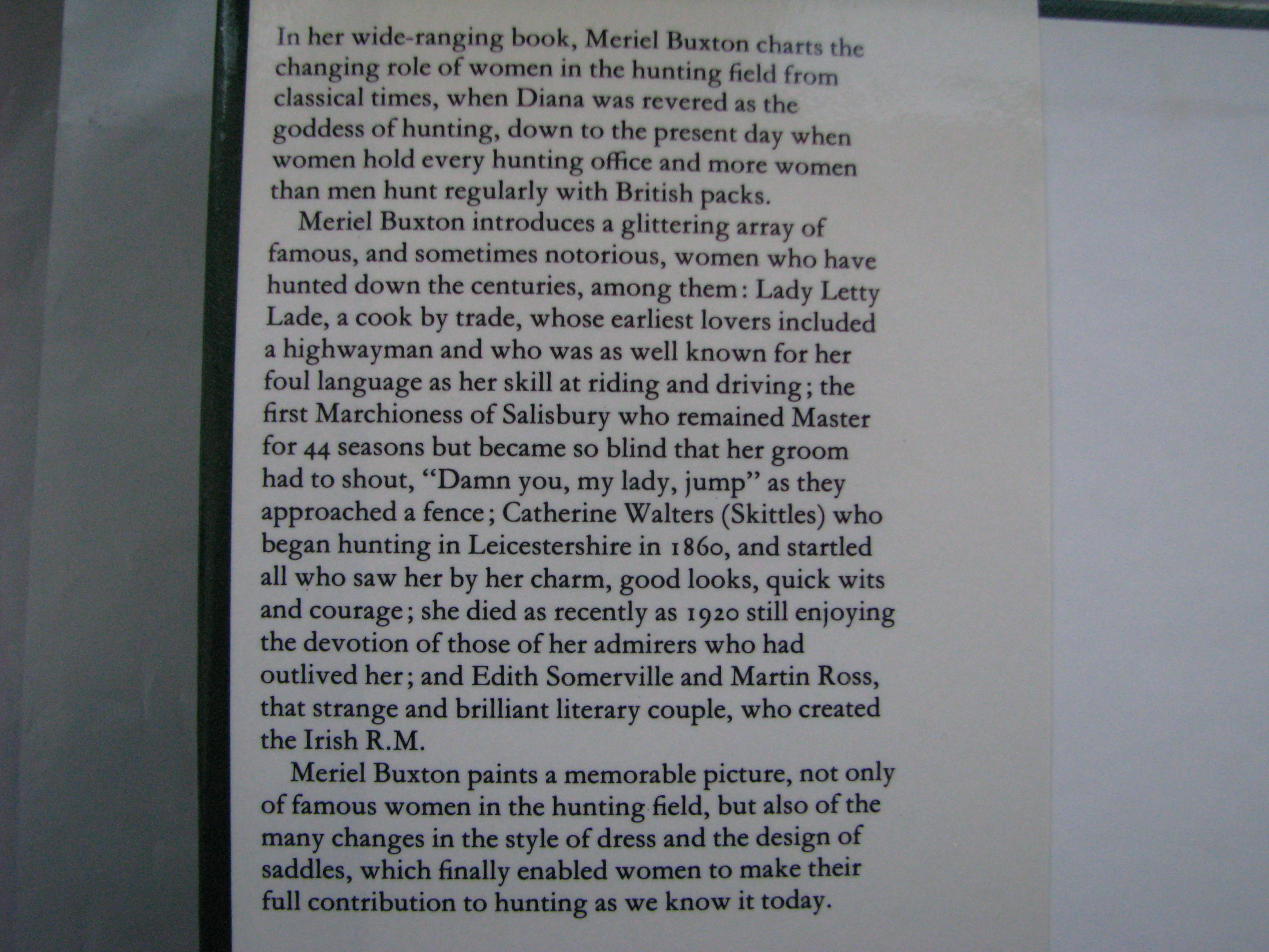 Ladies of the Chase Meriel Buxton - Image 3