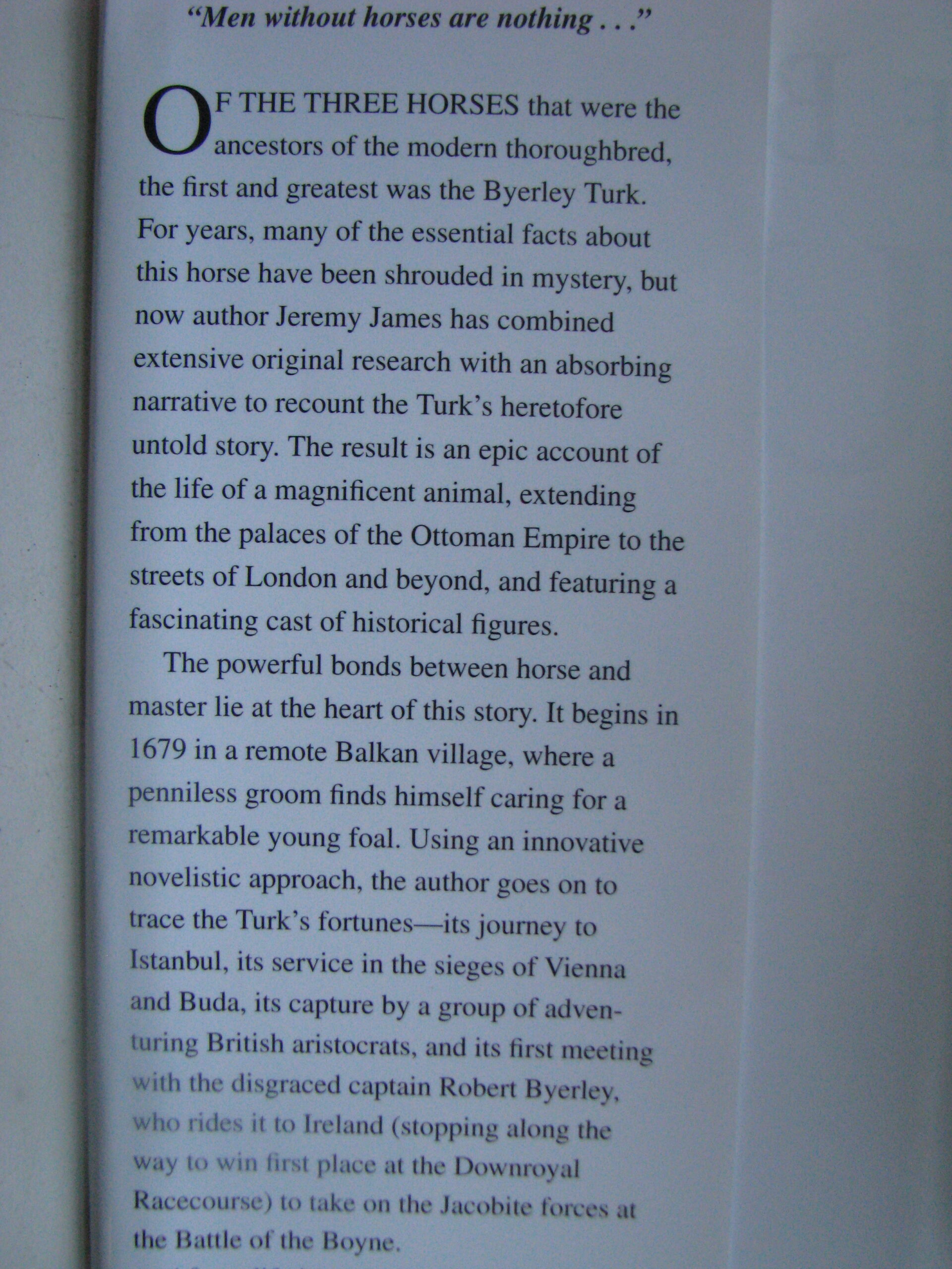 The Byerley Turk. Jeremy James - Image 2