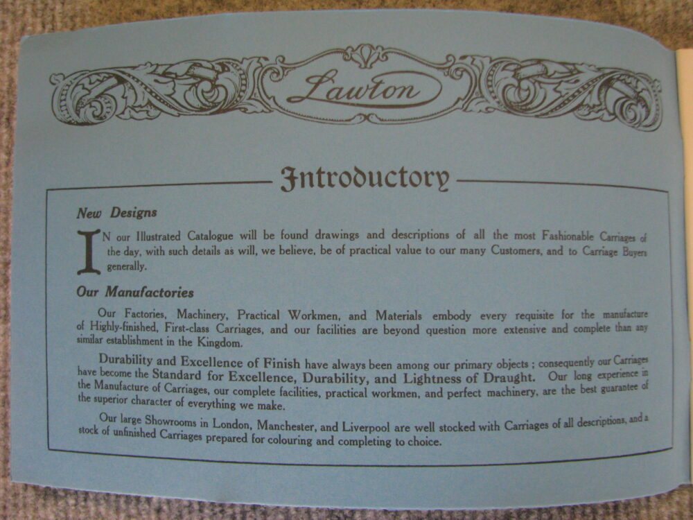 J.A. Lawton and Co Coach Builders catalogue - Image 2