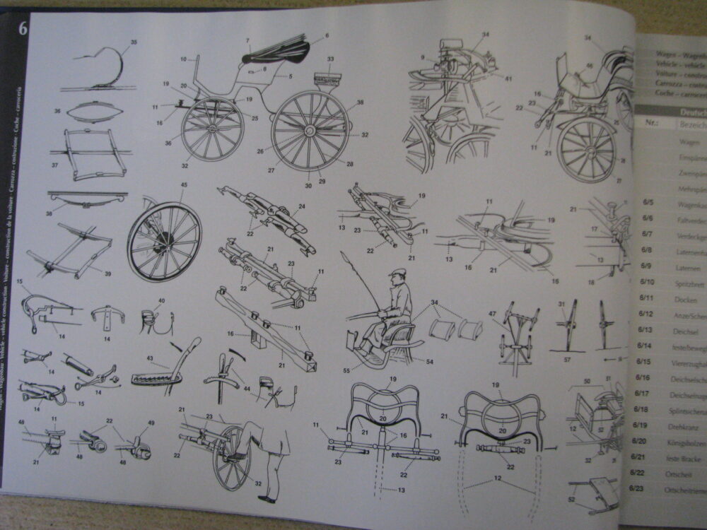 Dictionary For Carriage Driving. Deutsch, English, Francaise, Italiano, Espanol - Image 12