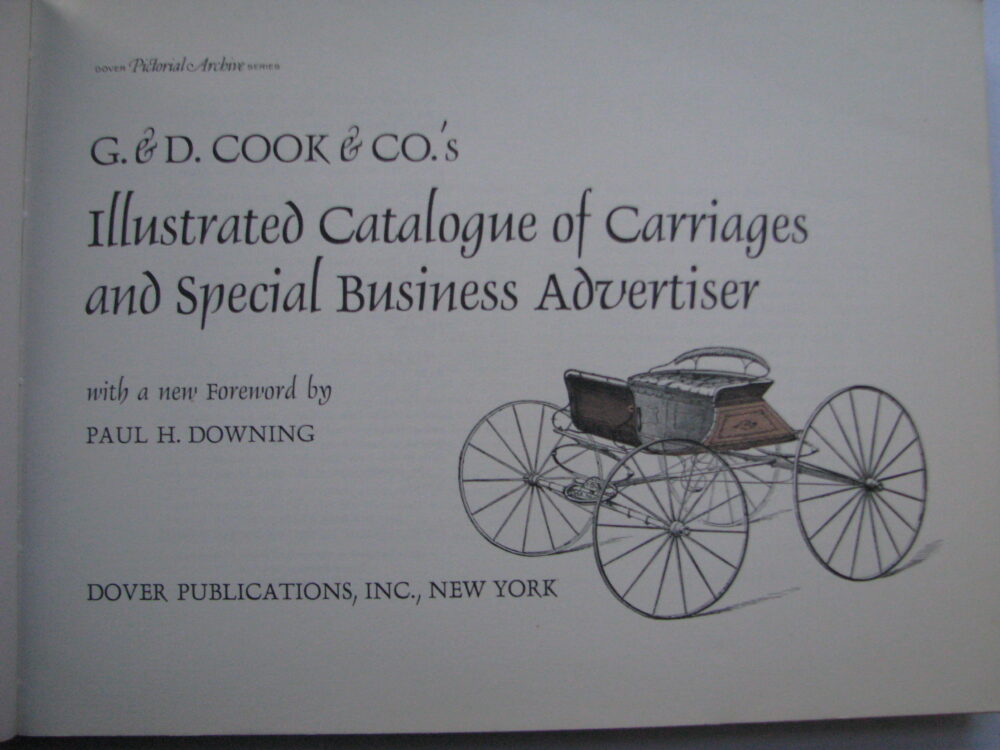 G& D Cook & Sons Illustrated Catalogue of Carriages and Business Advertiser - Image 3