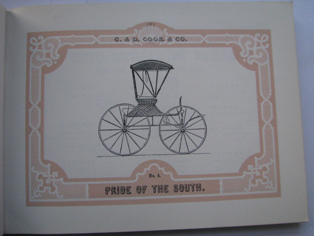 G& D Cook & Sons Illustrated Catalogue of Carriages and Business Advertiser - Image 5