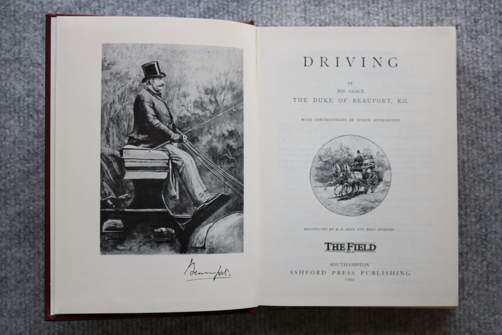 The Badminton Library, Carriage Driving, The Duke of Beaufort - Image 2