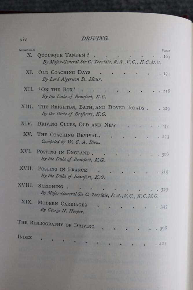 The Badminton Library, Carriage Driving, The Duke of Beaufort - Image 4