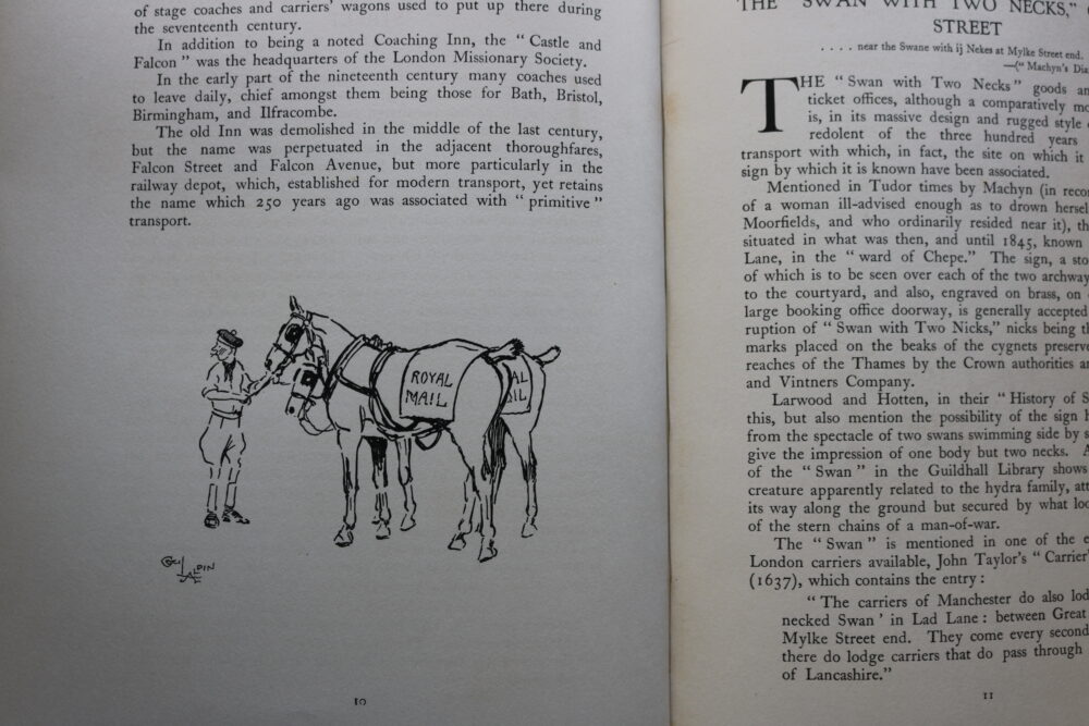 Old London Coaching Inns and their successors, Arthur Groom illustrated Cecil Aldin - Image 10