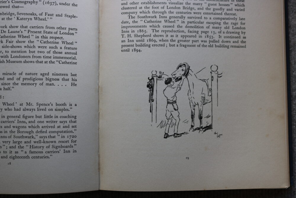 Old London Coaching Inns and their successors, Arthur Groom illustrated Cecil Aldin - Image 12