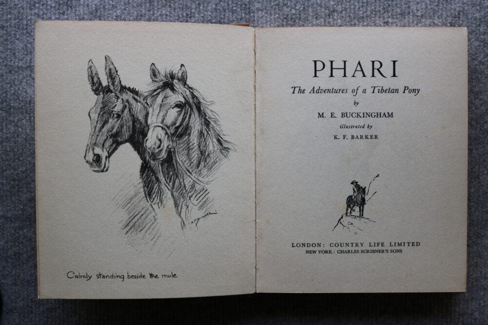 Phari, The Adventures of a Tibetan pony, M.E. Buckingham - Horse Books