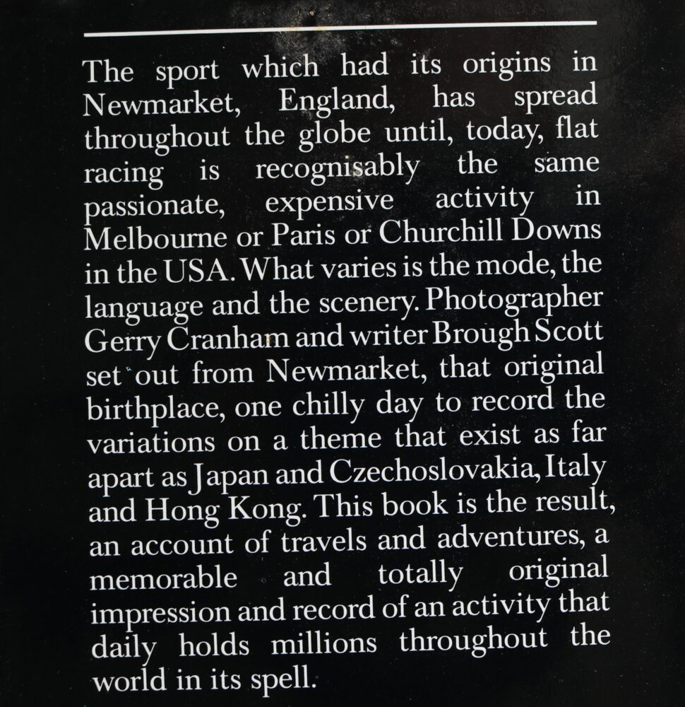 The World of Flat Racing, Brough Scott, Gerry Cranham - Image 2