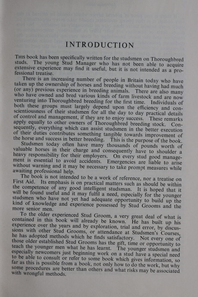 Practical Essentials in the Care and Management of Horses on Thoroughbred Studs, Wm. C Miller - Image 4