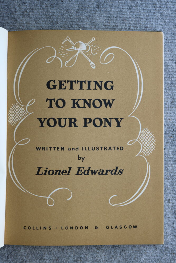 Getting To Know Your Pony, Lionel Edwards - Image 2