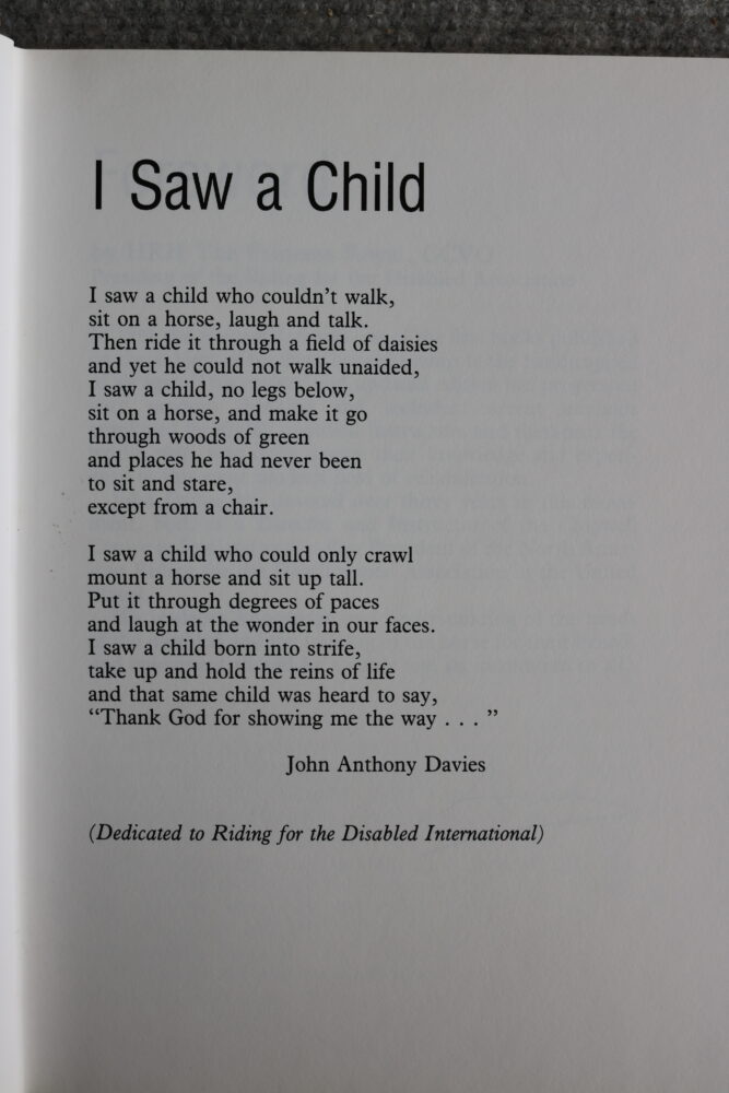The Reins of Life, An Instructional and informative Manual on Riding For The Disabled, John Anthony Davies - Image 5