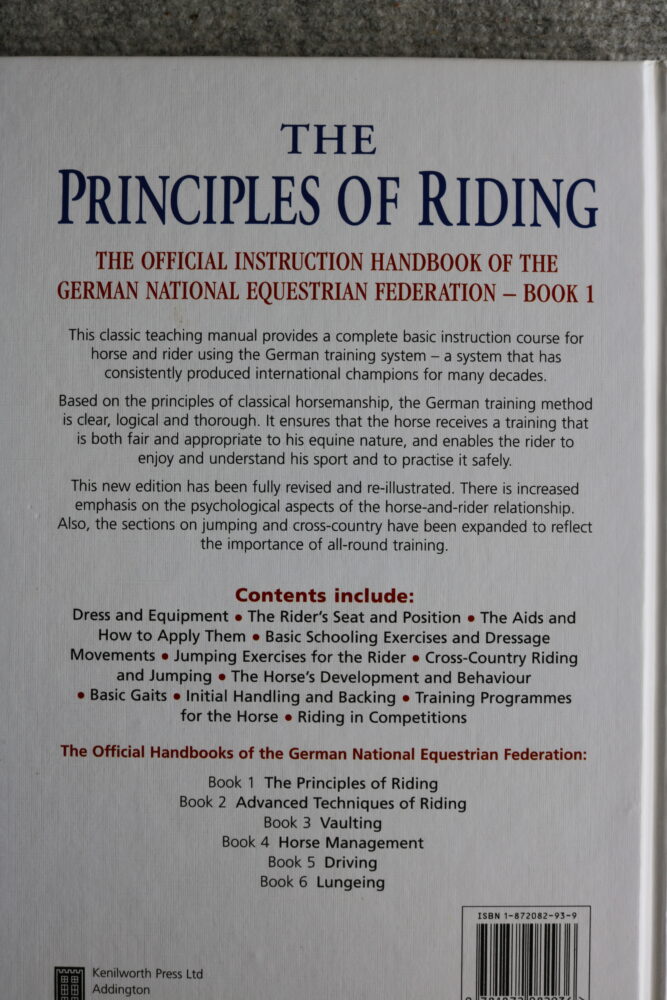 The Principles of Riding, The Official Instruction Handbook of The German National Equestrian Federation - Image 2