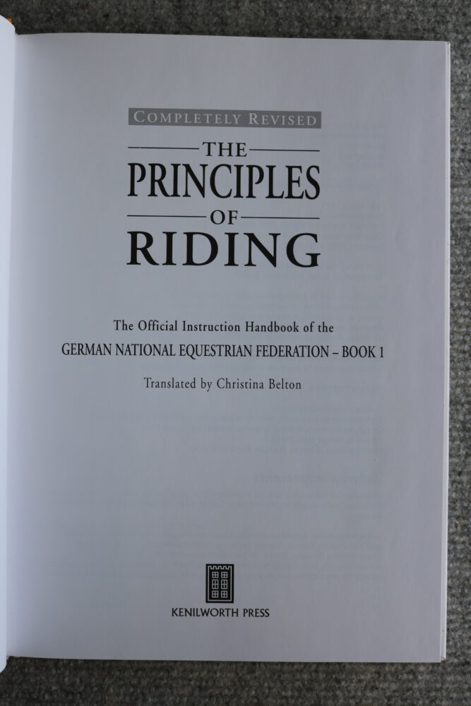 The Principles of Riding, The Official Instruction Handbook of The German National Equestrian Federation - Image 3