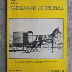 The Carriage Journal, Vol 2, No 2, Autumn 1964