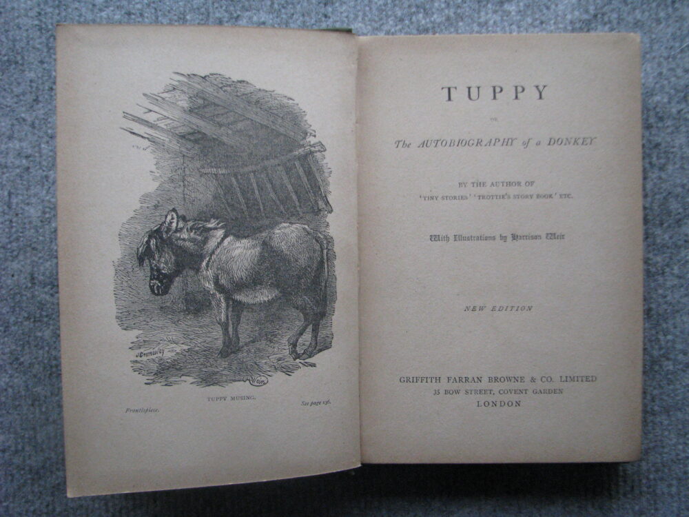 Tuppy, or The Autobiography of a Donkey, Mrs E Burrows, Illustrated by Harrison Weir - Image 3