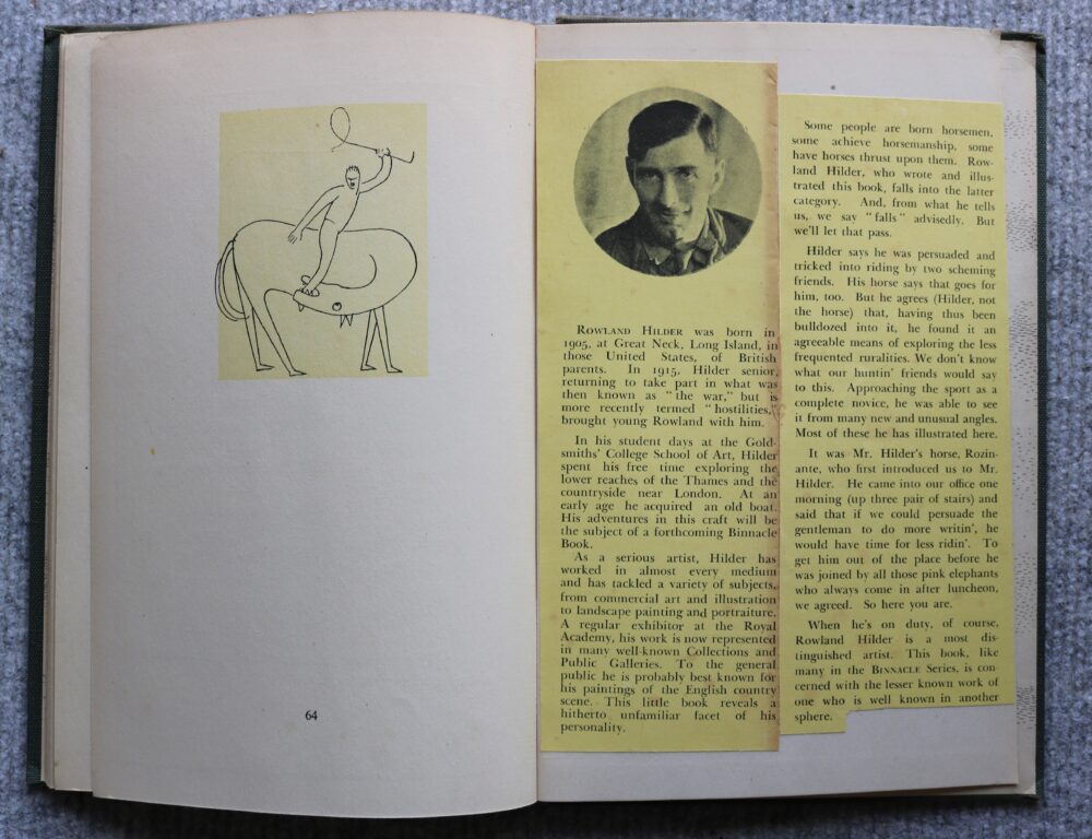 Horse Play, A necessary book on the lighter side of riding, Rowland Hilder - Image 12