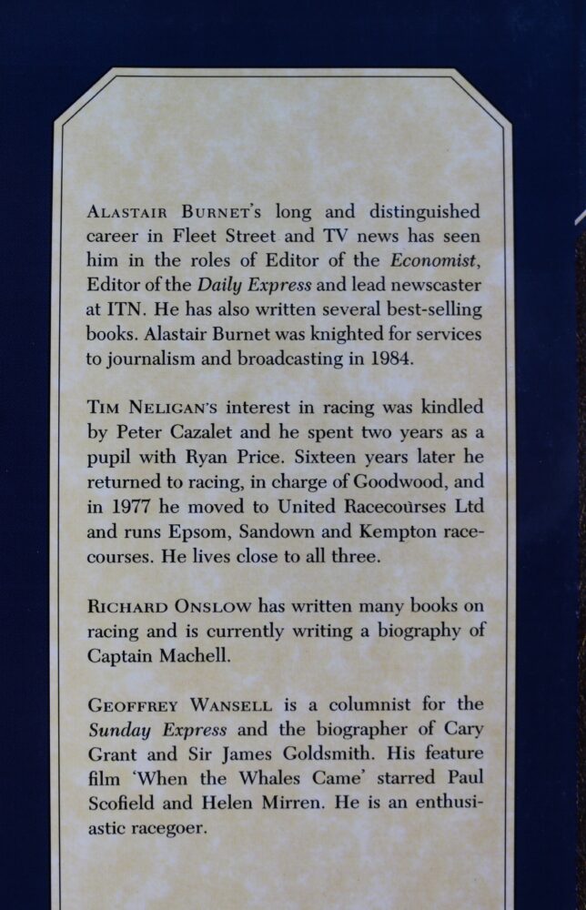 The Derby, The Official Book of The World's Greatest Race, Alastair Burnet - Image 4