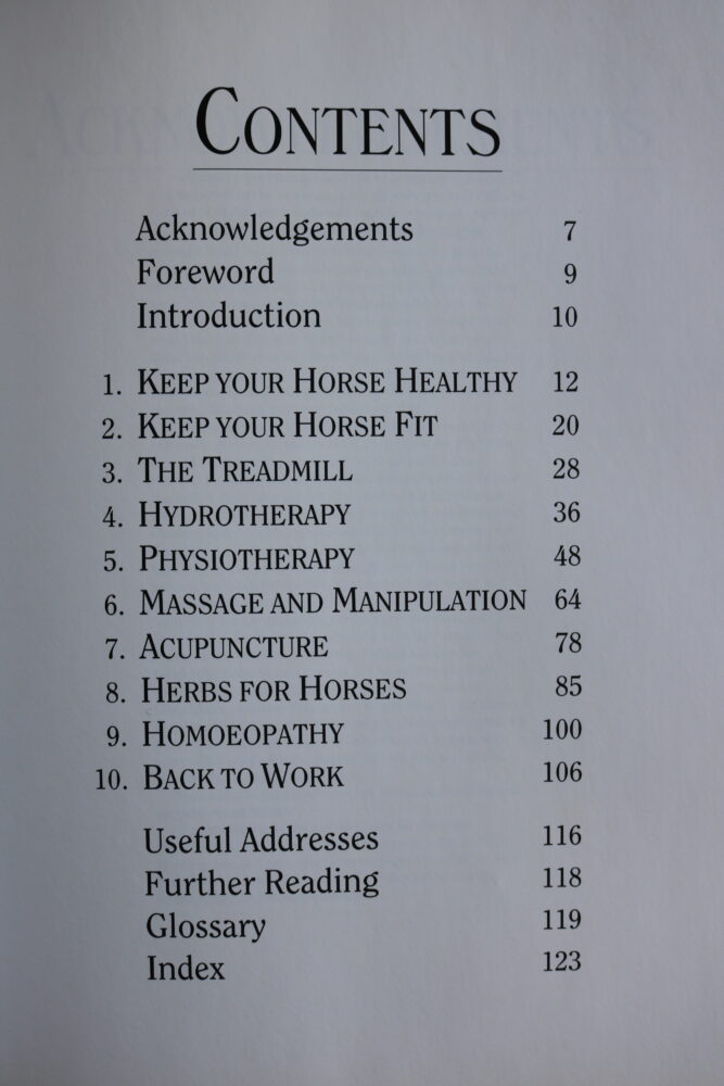 Alternative Therapies For Horses, a new approach to health and fitness, Vanessa Britton - Image 3