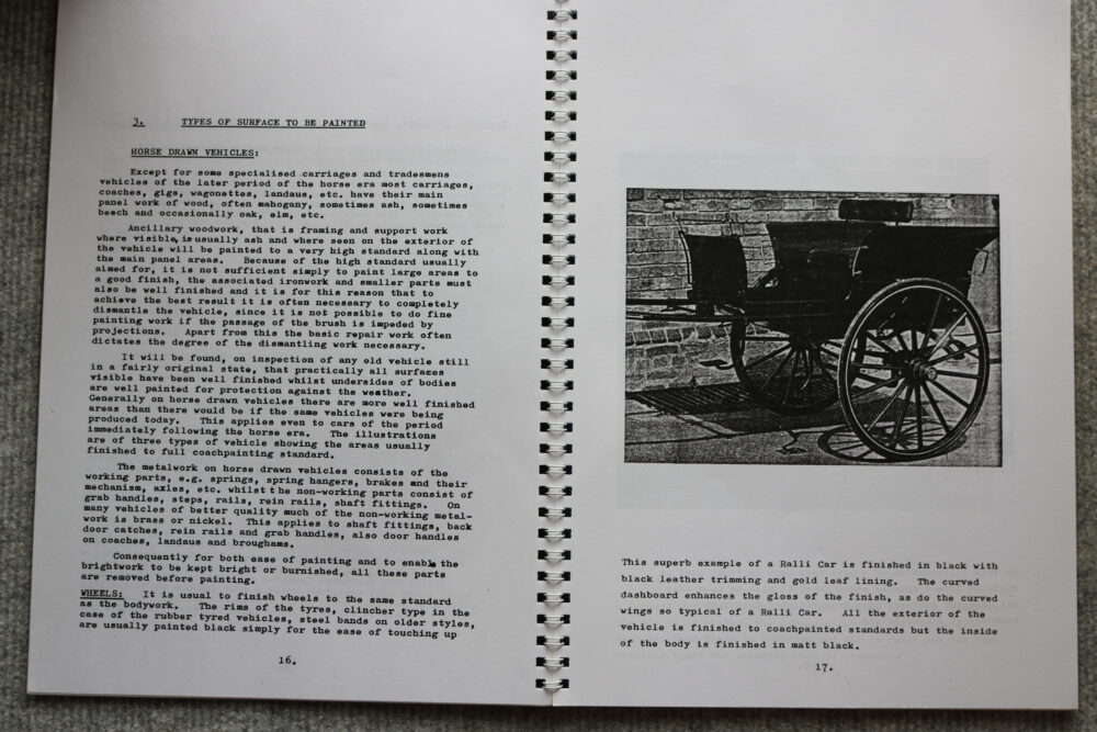 Ousbeys Guide to Coachpainting, complete guide to brush painting horsedrawn vehicles and vintage cars - Image 5