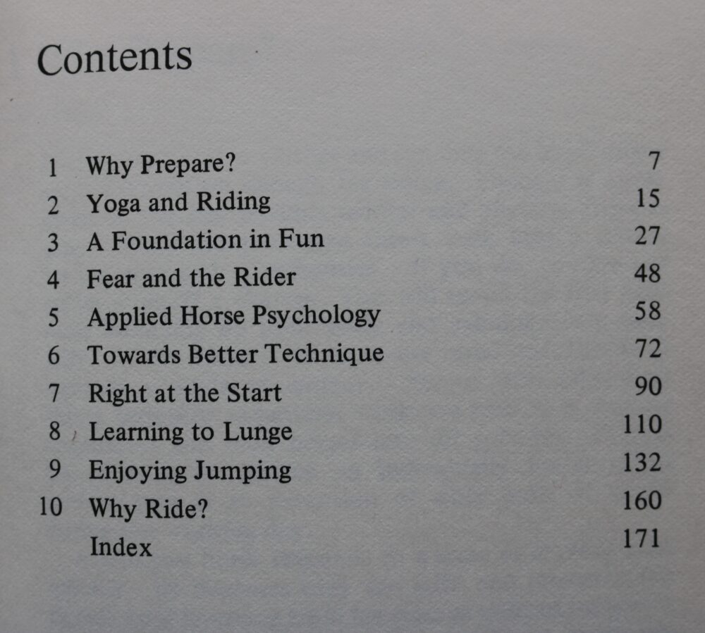 Preparing To Ride, A new approach to riding technique, Yvonne Saar - Image 3