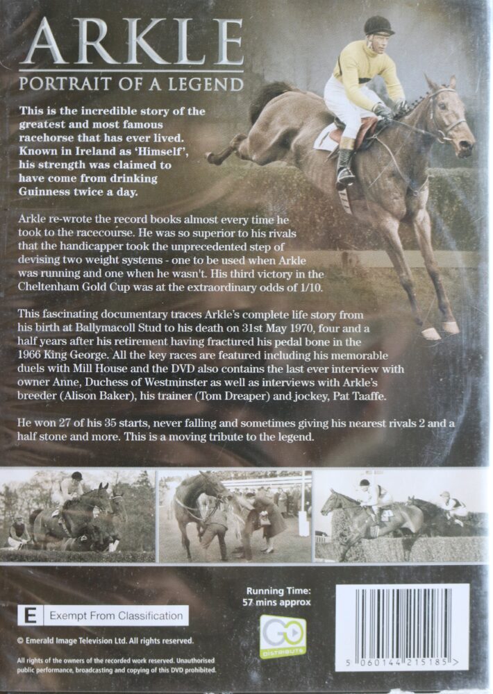 D.V.D. Arkle, Portrait of A Legend - Horse Books